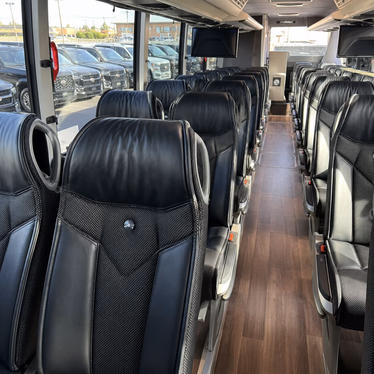memphis charter bus interior