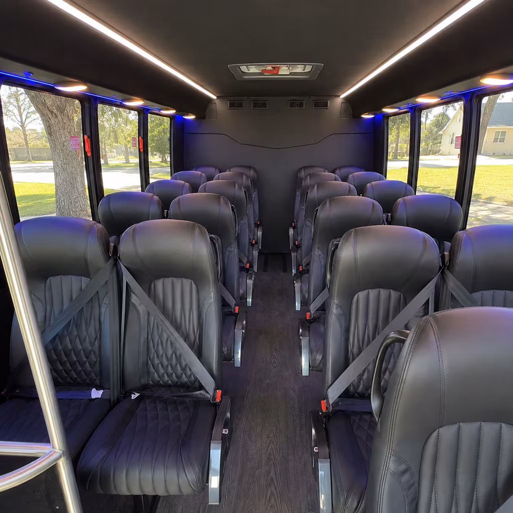 memphis wedding transportation onboard seating
